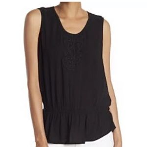 Daniel Rainn DR2 Sleeveless Peplum Tank Top